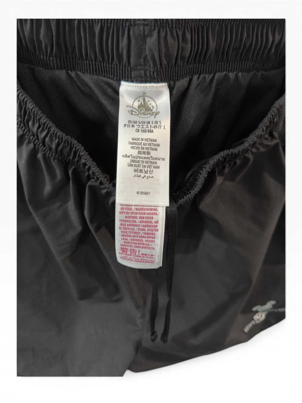 Disney Women's Black Athletic Shorts with Walt Disney World Logo - Picture 5 of 7